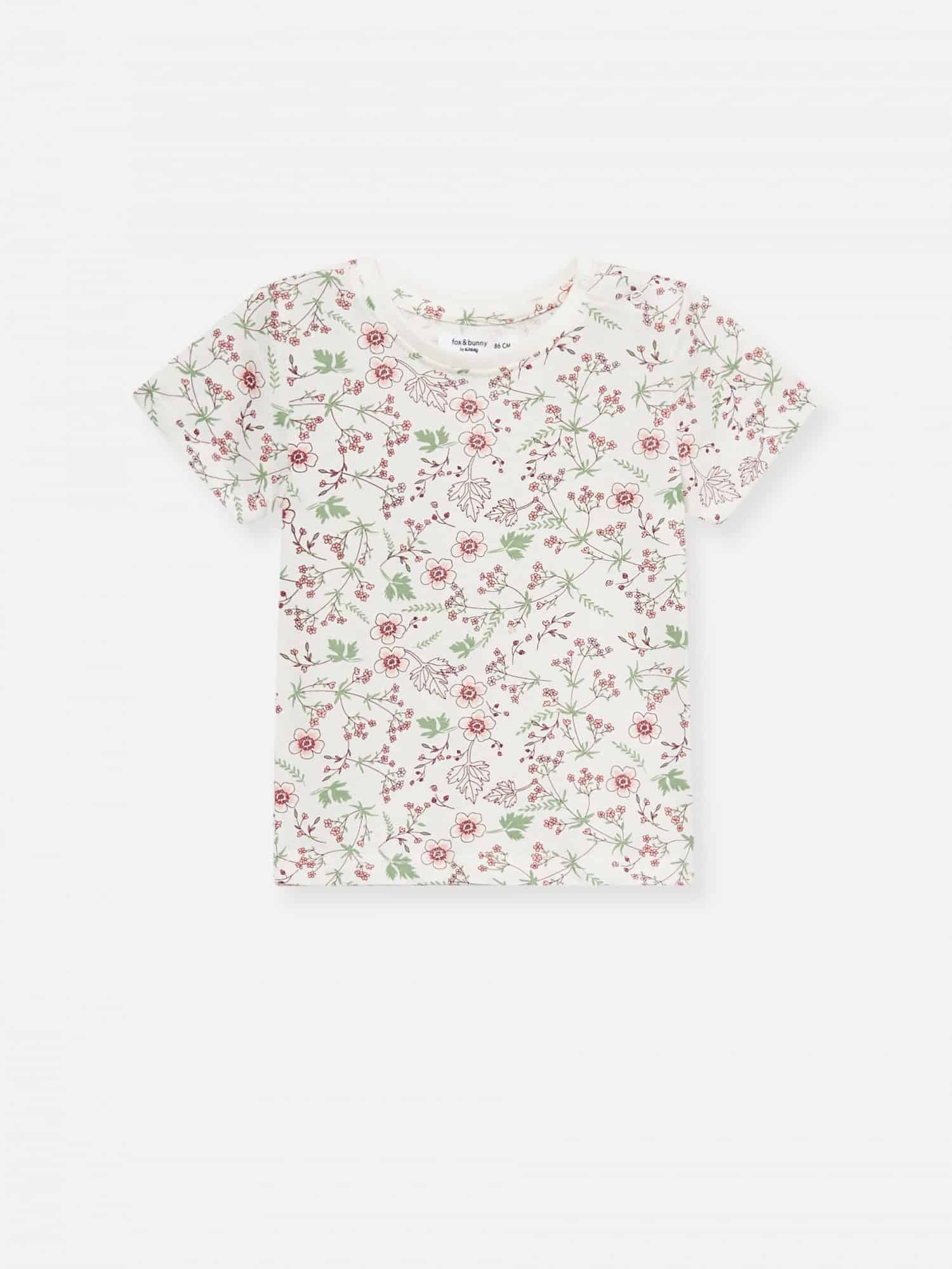 Meadow flowers t-shirt for girls from Sinsay Kids