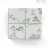 gift paper with eucalyptus seamless pattern