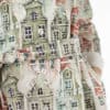 dress with seamless pattern design with tenement houses