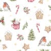 surface pattern design file with lovely christmas motif